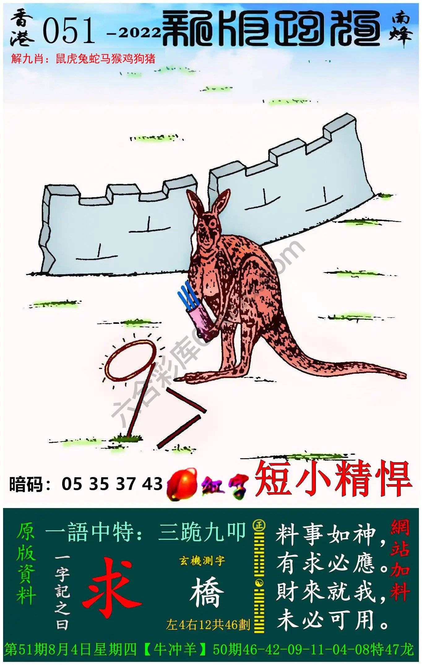 跑狗图（新版）