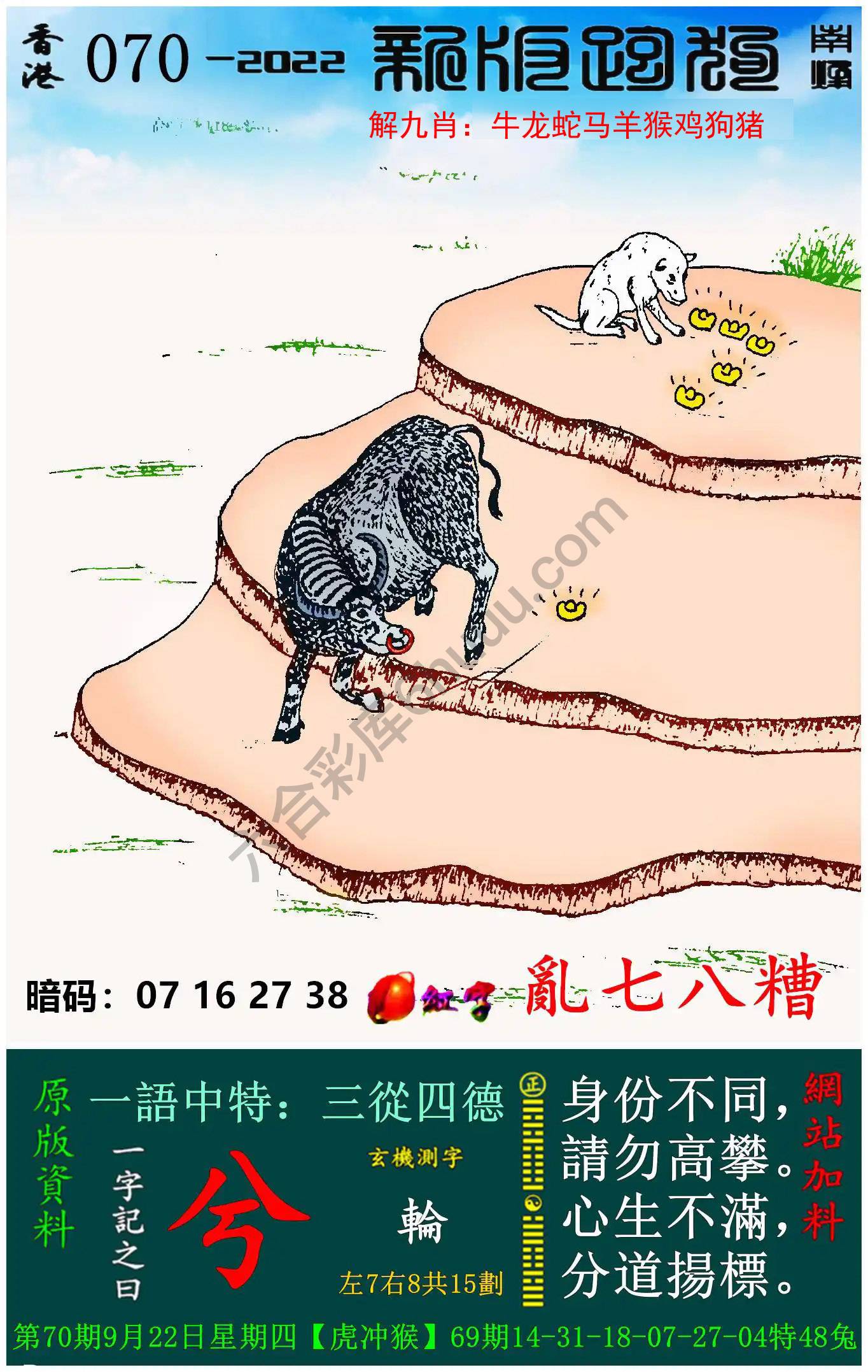 跑狗图（新版）