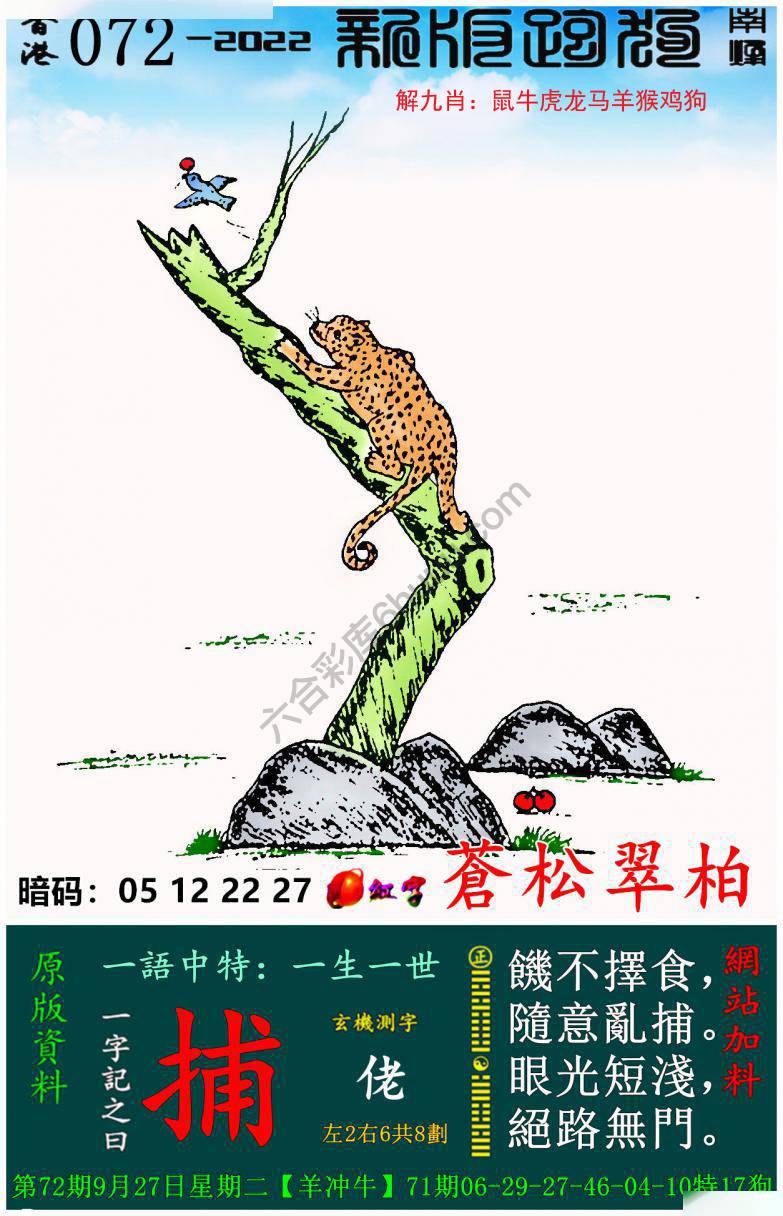 跑狗图（新版）